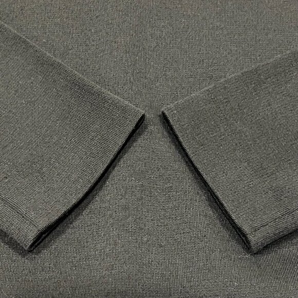 St John Knee Length Knit Sheath Dress, Black 2 - Picture 5 of 7